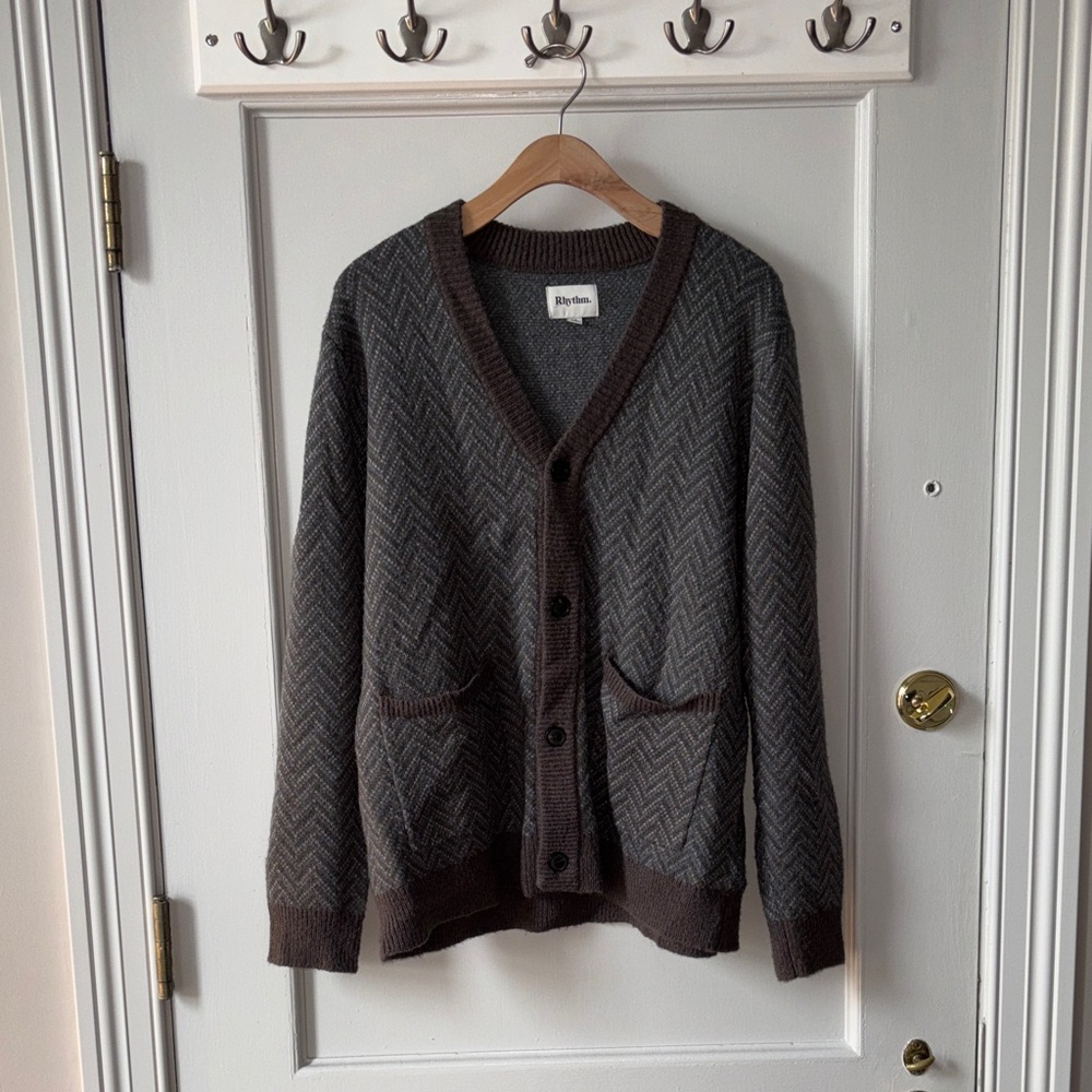 Rhythm Mohair Chevron Cardigan